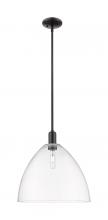 Innovations Lighting 716-1S-BK-GBD-162 - Bristol - 1 Light - 16 inch - Matte Black - Stem hung - Mini Pendant