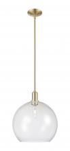 Innovations Lighting 716-1S-CB-G124-14 - Athens - 1 Light - 14 inch - Champagne Bronze - Stem hung - Mini Pendant