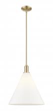 Innovations Lighting 716-1S-CB-GBC-161 - Berkshire Glass - 1 Light - 16 inch - Champagne Bronze - Stem hung - Mini Pendant
