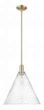 Innovations Lighting 716-1S-CB-GBC-164 - Berkshire Glass - 1 Light - 16 inch - Champagne Bronze - Stem hung - Mini Pendant