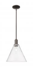 Innovations Lighting 716-1S-OB-GBC-122 - Berkshire Glass - 1 Light - 12 inch - Oil Rubbed Bronze - Stem hung - Mini Pendant