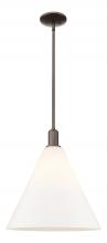 Innovations Lighting 716-1S-OB-GBC-161 - Berkshire Glass - 1 Light - 16 inch - Oil Rubbed Bronze - Stem hung - Mini Pendant