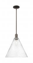 Innovations Lighting 716-1S-OB-GBC-164 - Berkshire Glass - 1 Light - 16 inch - Oil Rubbed Bronze - Stem hung - Mini Pendant