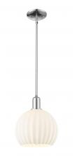 Innovations Lighting 716-1S-PC-G1217-10WV - White Venetian - 1 Light - 10 inch - Polished Chrome - Stem hung - Mini Pendant