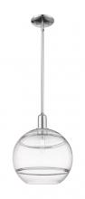 Innovations Lighting 716-1S-PC-G556-12CL - Rochester - 1 Light - 12 inch - Polished Chrome - Stem hung - Mini Pendant