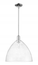 Innovations Lighting 716-1S-PC-GBC-164 - Berkshire Glass - 1 Light - 16 inch - Polished Chrome - Stem hung - Mini Pendant