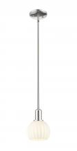 Innovations Lighting 716-1S-PN-G1217-6WV - White Venetian - 1 Light - 6 inch - Polished Nickel - Stem hung - Mini Pendant