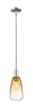 Innovations Lighting 716-1S-PN-G480-6AM - Brookhaven Almond - 1 Light - 6 inch - Polished Nickel - Mini Pendant