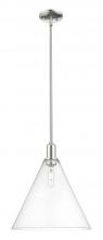 Innovations Lighting 716-1S-PN-GBC-162 - Berkshire Glass - 1 Light - 16 inch - Polished Nickel - Stem hung - Mini Pendant