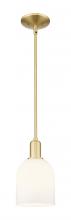 Innovations Lighting 716-1S-SG-G558-6GWH - Bella - 1 Light - 6 inch - Satin Gold - Stem hung - Mini Pendant
