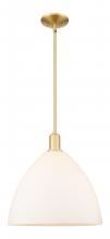 Innovations Lighting 716-1S-SG-GBD-161 - Bristol - 1 Light - 16 inch - Satin Gold - Stem hung - Mini Pendant