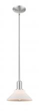 Innovations Lighting 716-1S-SN-G131 - Orwell - 1 Light - 8 inch - Brushed Satin Nickel - Stem hung - Mini Pendant