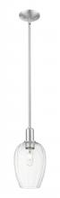 Innovations Lighting 716-1S-SN-G457-6CL - Preston Flute - 1 Light - 6 inch - Brushed Satin Nickel - Mini Pendant