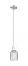 Innovations Lighting 716-1S-SN-G559-5CL - Bridal Veil - 1 Light - 6 inch - Brushed Satin Nickel - Mini Pendant