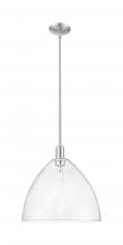 Innovations Lighting 716-1S-SN-GBD-164 - Bristol - 1 Light - 16 inch - Brushed Satin Nickel - Stem hung - Mini Pendant