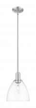 Innovations Lighting 716-1S-SN-GBD-92 - Bristol - 1 Light - 9 inch - Brushed Satin Nickel - Stem hung - Mini Pendant