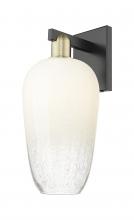 Innovations Lighting 716-1W-BAB-G484-7OP - Brookhaven Flute - 1 Light - 6 inch - Black Antique Brass - Sconce