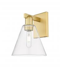 Innovations Lighting 716-1W-SG-GBC-82 - Berkshire Glass - 1 Light - 8 inch - Satin Gold - Sconce