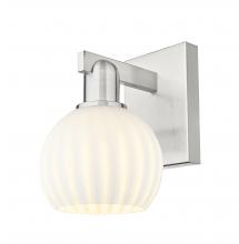 Innovations Lighting 716-1W-SN-G1217-6WV - White Venetian - 1 Light - 6 inch - Brushed Satin Nickel - Sconce
