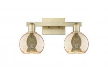 Innovations Lighting 716-2W-AB-G128-6 - Athens - 2 Light - 17 inch - Antique Brass - Bath Vanity Light