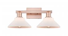 Innovations Lighting 716-2W-AC-G131 - Orwell - 2 Light - 19 inch - Antique Copper - Bath Vanity Light