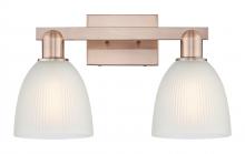 Innovations Lighting 716-2W-AC-G381 - Castile - 2 Light - 17 inch - Antique Copper - Bath Vanity Light