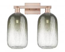 Innovations Lighting 716-2W-AC-G482-7SL - Brookhaven Cloche - 2 Light - 16 inch - Antique Copper - Bath Vanity Light