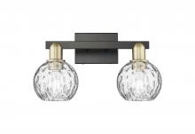 Innovations Lighting 716-2W-BAB-G1215-6 - Athens Water Glass - 2 Light - 17 inch - Black Antique Brass - Bath Vanity Light