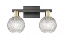 Innovations Lighting 716-2W-BAB-G122C-6CL - Athens - 2 Light - 17 inch - Black Antique Brass - Bath Vanity Light