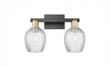 Innovations Lighting 716-2W-BAB-G292 - Salina - 2 Light - 17 inch - Black Antique Brass - Bath Vanity Light