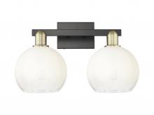 Innovations Lighting 716-2W-BAB-G483-8OP - Brookhaven Globe - 2 Light - 16 inch - Black Antique Brass - Bath Vanity Light