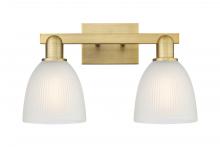 Innovations Lighting 716-2W-BB-G381 - Castile - 2 Light - 17 inch - Brushed Brass - Bath Vanity Light
