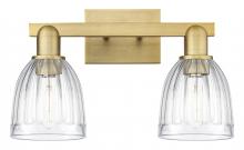 Innovations Lighting 716-2W-BB-G442 - Brookfield - 2 Light - 17 inch - Brushed Brass - Bath Vanity Light