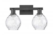 Innovations Lighting 716-2W-BK-G362 - Waverly - 2 Light - 17 inch - Matte Black - Bath Vanity Light