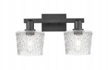 Innovations Lighting 716-2W-BK-G402 - Niagara - 2 Light - 18 inch - Matte Black - Bath Vanity Light