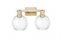 Innovations Lighting 716-2W-CB-G458-7CL - Preston Globe - 2 Light - 16 inch - Champagne Bronze - Bath Vanity Light