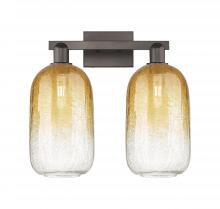 Innovations Lighting 716-2W-OB-G482-7AM - Brookhaven Cloche - 2 Light - 16 inch - Oil Rubbed Bronze - Bath Vanity Light