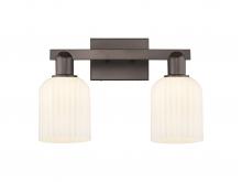 Innovations Lighting 716-2W-OB-G559-5GWH - Bridal Veil - 2 Light - 16 inch - Oil Rubbed Bronze - Bath Vanity Light