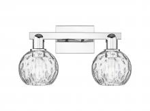 Innovations Lighting 716-2W-PC-G1215-6 - Athens Water Glass - 2 Light - 17 inch - Polished Chrome - Bath Vanity Light