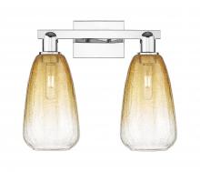 Innovations Lighting 716-2W-PC-G480-6AM - Brookhaven Almond - 2 Light - 16 inch - Polished Chrome - Bath Vanity Light