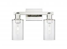 Innovations Lighting 716-2W-PN-G802 - Clymer - 2 Light - 15 inch - Polished Nickel - Bath Vanity Light