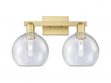 Innovations Lighting 716-2W-SG-G124-8 - Athens - 2 Light - 19 inch - Satin Gold - Bath Vanity Light