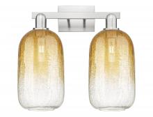 Innovations Lighting 716-2W-SN-G482-7AM - Brookhaven Cloche - 2 Light - 16 inch - Brushed Satin Nickel - Bath Vanity Light