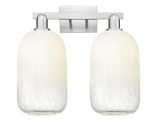 Innovations Lighting 716-2W-SN-G482-7OP - Brookhaven Cloche - 2 Light - 16 inch - Brushed Satin Nickel - Bath Vanity Light