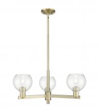 Innovations Lighting 716-3CR-AB-G122-6 - Athens - 3 Light - 28 inch - Antique Brass - Stem hung - Pendant