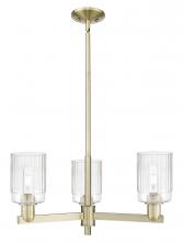 Innovations Lighting 716-3CR-AB-G342 - Hadley - 3 Light - 26 inch - Antique Brass - Stem hung - Pendant