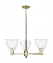 Innovations Lighting 716-3CR-AB-GBD-754 - Bristol - 3 Light - 29 inch - Antique Brass - Stem hung - Pendant