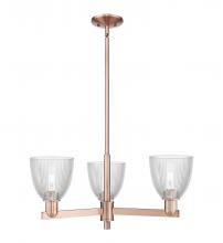 Innovations Lighting 716-3CR-AC-G382 - Castile - 3 Light - 28 inch - Antique Copper - Stem hung - Pendant