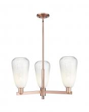 Innovations Lighting 716-3CR-AC-G480-6OP - Brookhaven Almond - 3 Light - 18 inch - Antique Copper - Pendant