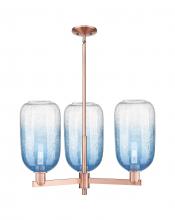 Innovations Lighting 716-3CR-AC-G482-7SB - Brookhaven Cloche - 3 Light - 18 inch - Antique Copper - Pendant